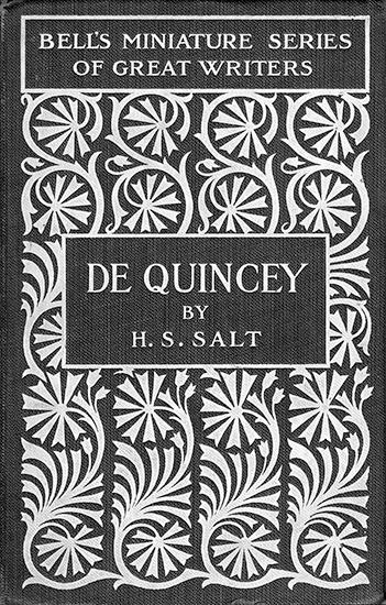 De Quincey - Henry S. Salt