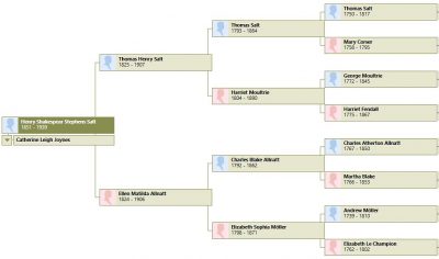 Henry Salt family tree - Shrewsbury, Shropshire
