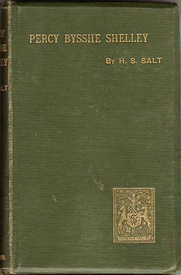 Percy Bysshe Shelley, A Monograph - Henry S. Salt